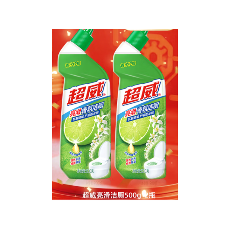 超威 亮滑洁厕净 500g*2两瓶装