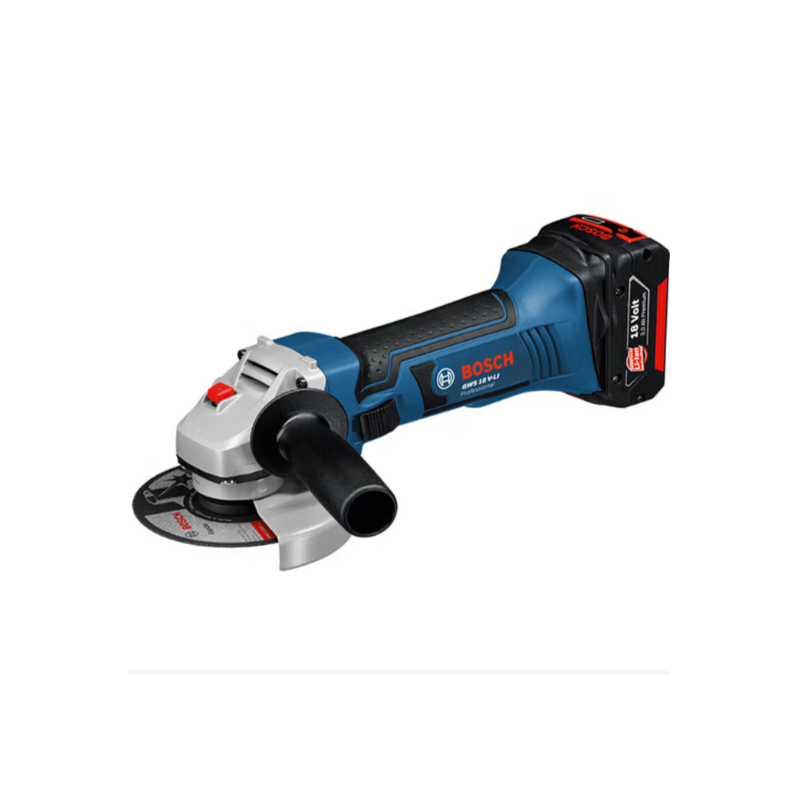 博世 GWS 18V-LI 100MM两电一冲 4.0AH 带金 属切割片套装
