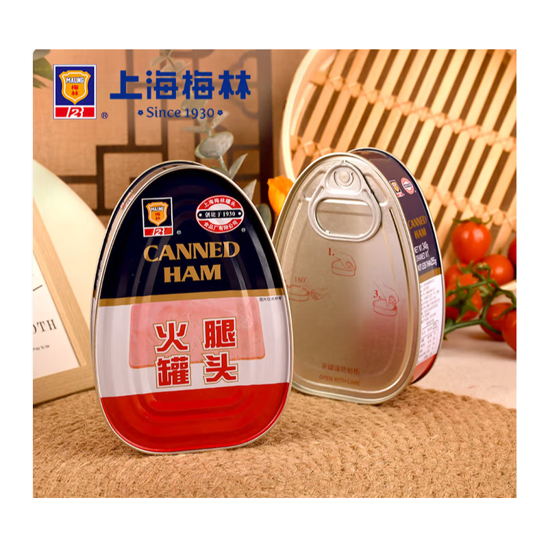  梅林（MALING） 应急储备物资 火腿罐头（异340g*24
