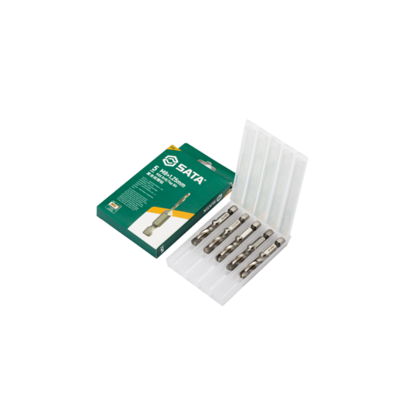 世达工具 50806 5件套高速钢复合丝锥钻M6x1.0MM