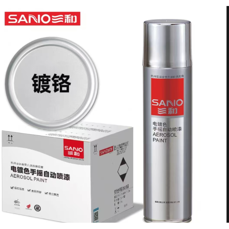 三和 电镀色手摇自喷漆 350ml