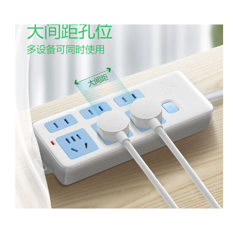 公牛（BULL） GN-402 插排1.8m线长