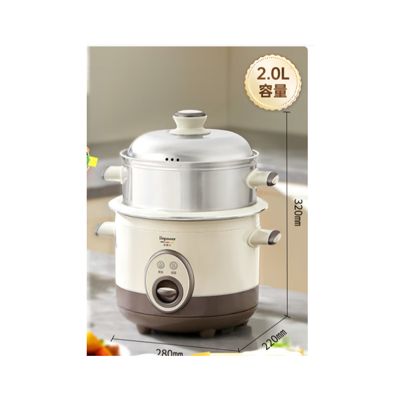 安博尔FBZ20L001 家用电饭锅1-3-4-6人老式电饭煲新款小型煮饭不粘锅煮饭锅宿舍蒸煮米饭锅煮粥煲汤锅