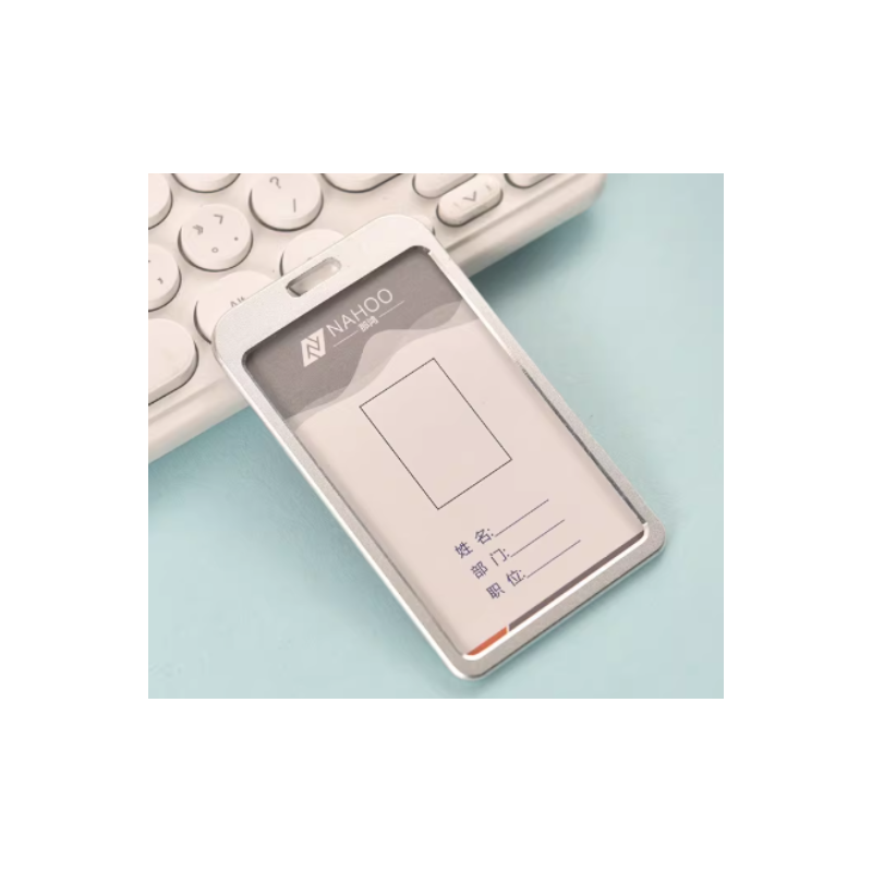 那鸿 铝合金牌金属证件卡套 单卡套竖款