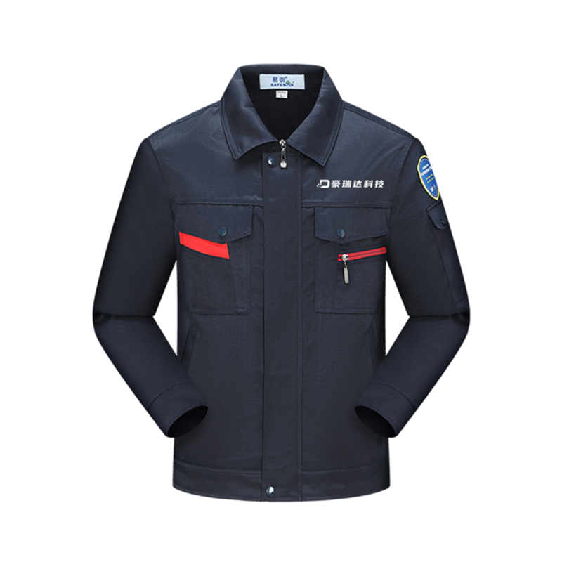 君御 JY-防酸碱M101春秋款防静电防酸碱  单独上衣工作服定制印字