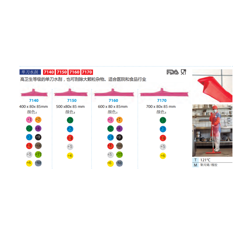 VIKAN 71604 单刀水刮600x80x85mm（）