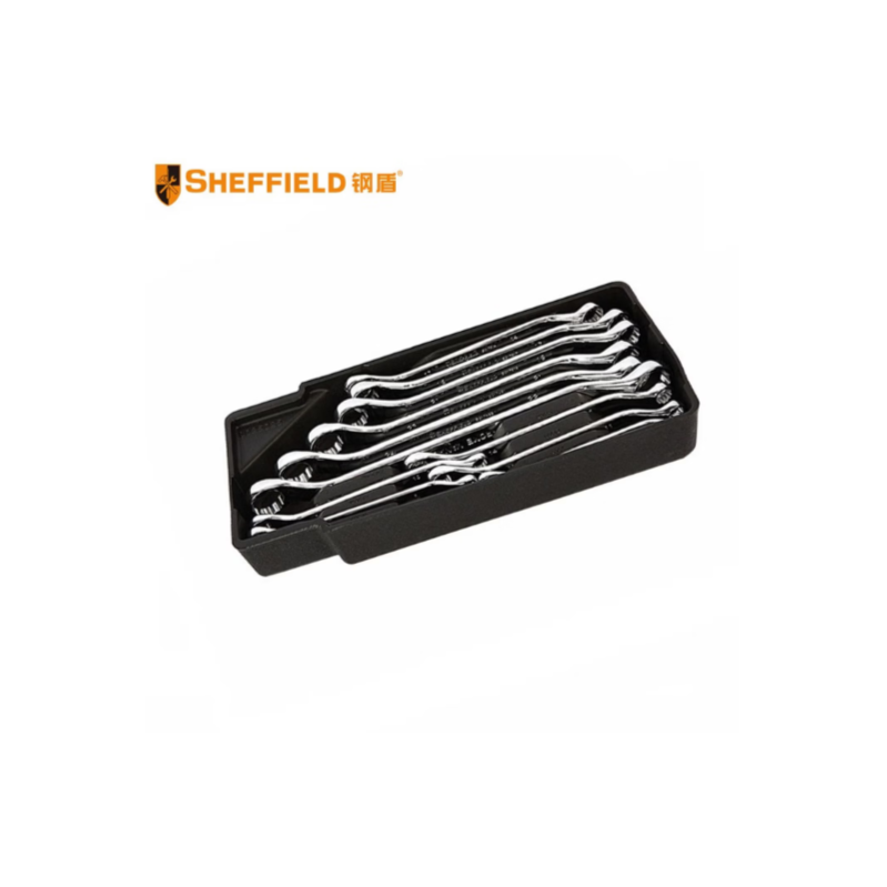 钢盾 S025025 11件套双梅花扳手组套