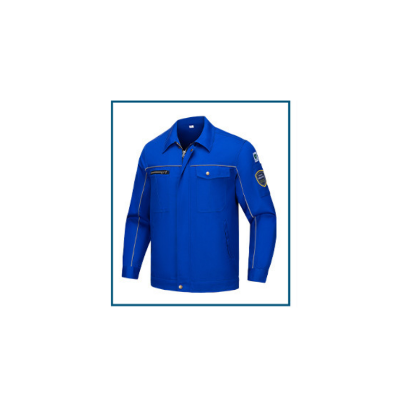 君御 JY-T801 春秋防酸碱防静电工作服 套装-宝蓝色