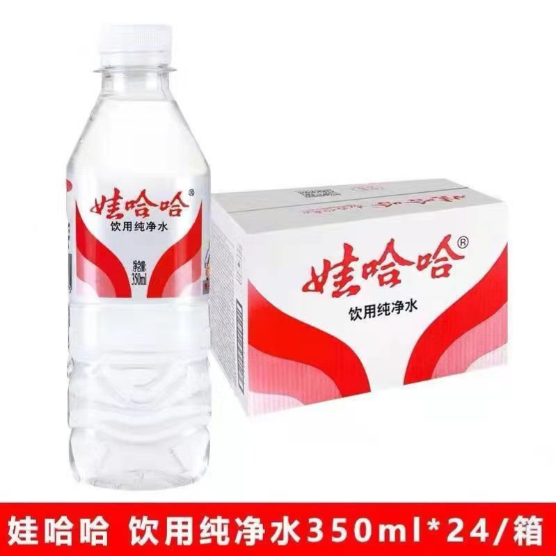 娃哈哈 纯净水 350ml*24瓶/箱