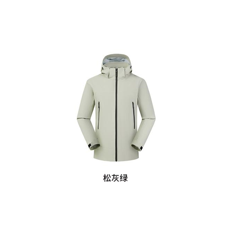 君御 春秋单层 薄款冲锋衣 松灰绿