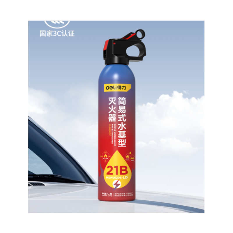 得力工具 简易式水基型灭火器 MSWJ620S-LD