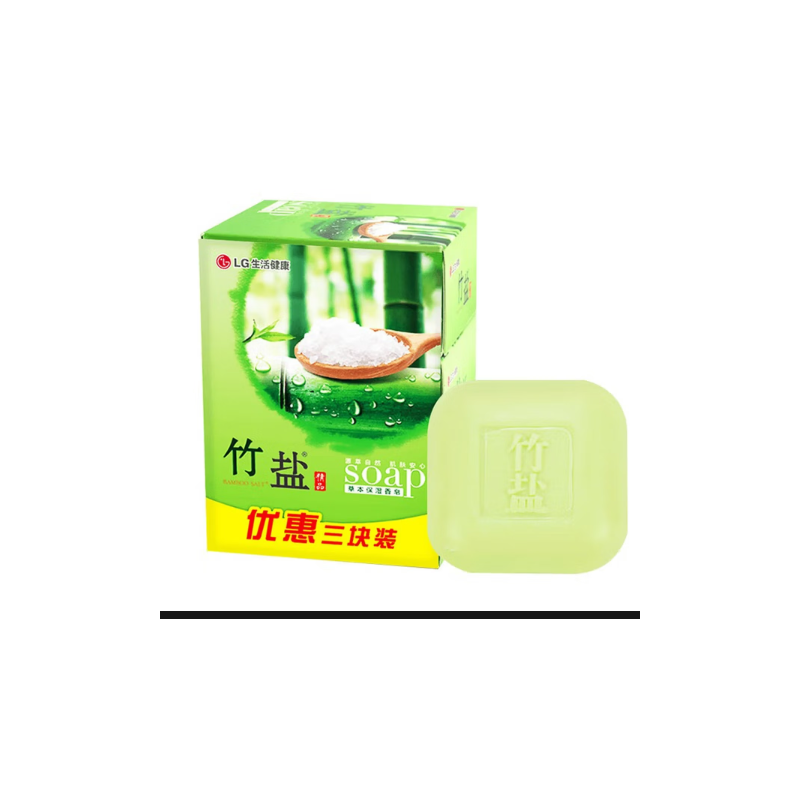竹盐 LG健康生活 皂-100g*3