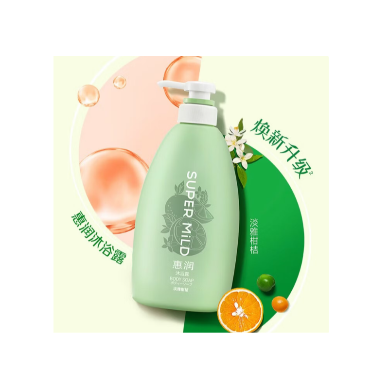 惠润 香味持久淡雅柑桔 沐浴乳-590ml