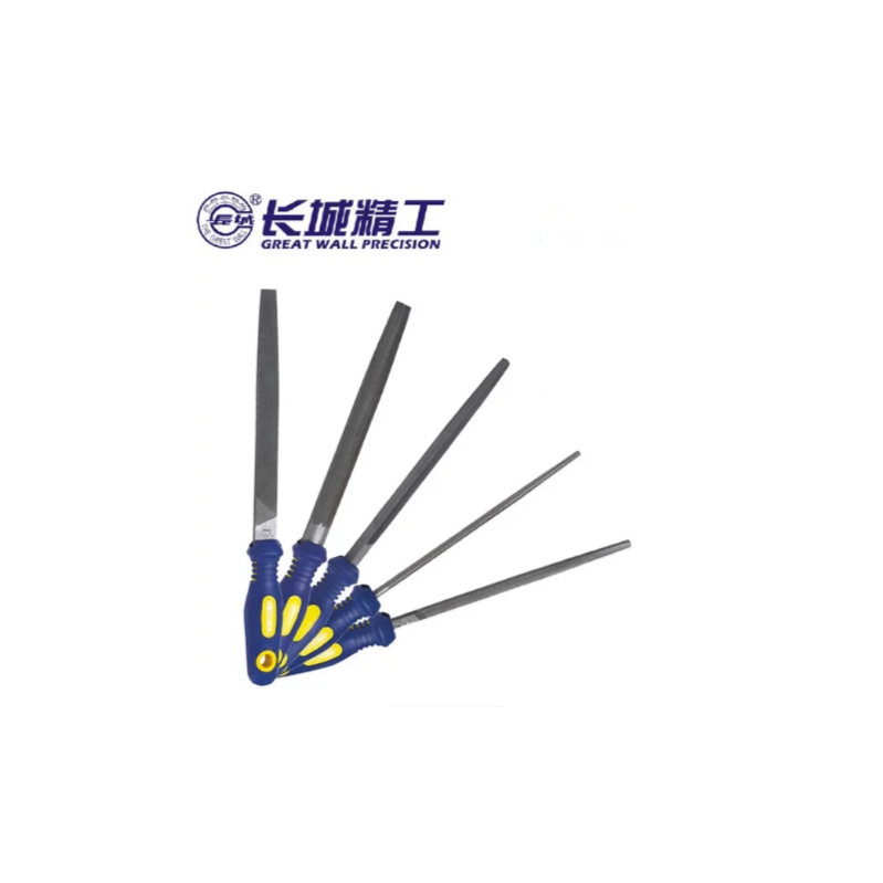 长城精工 413723 塑柄中齿三角锉