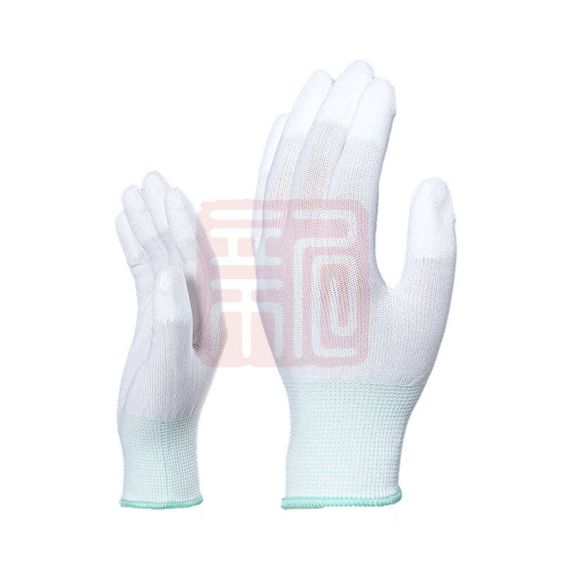 君御 君御 PU502尼龙PU涂指手套（10副装）-L - 君御