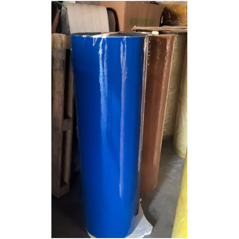 国产普通 A52胶带 母卷蓝色120cm