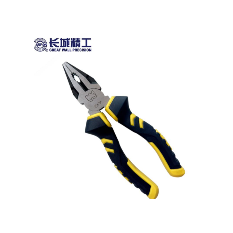长城精工 211047专业级Cr-V 欧式精抛钢丝钳老虎钳180mm