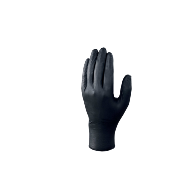 代尔塔 201378 V1460一次性无粉黑色丁腈手套0.06mm-8.5 - 代尔塔