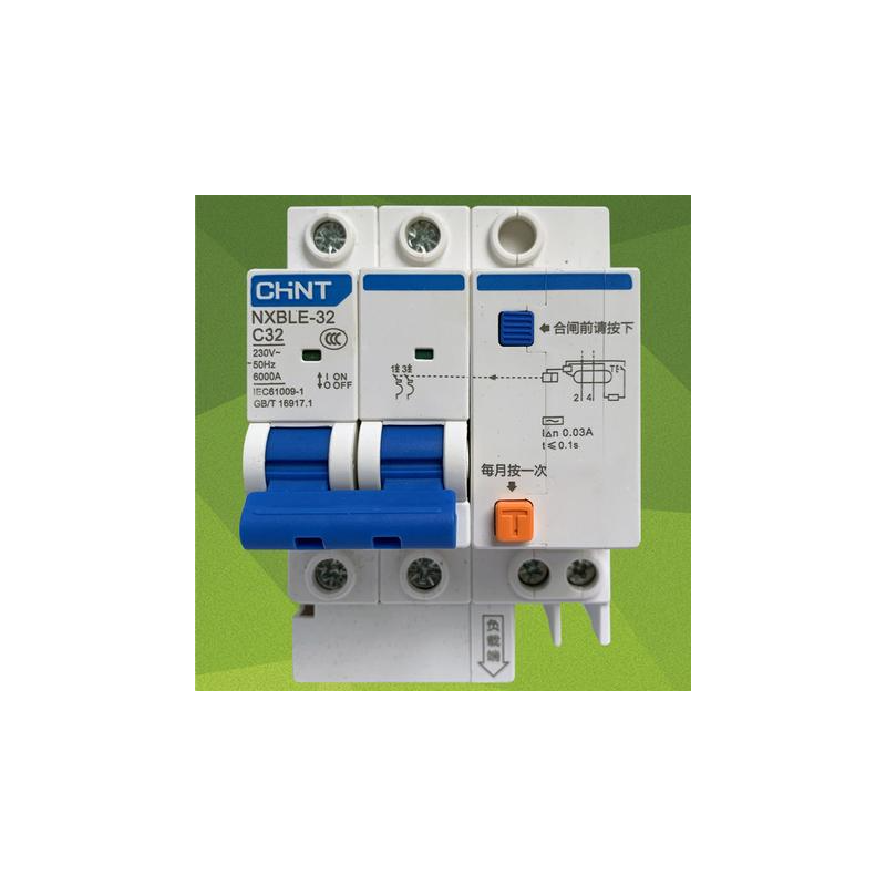 正泰 NXBLE-32 2P C32 漏电断路器 