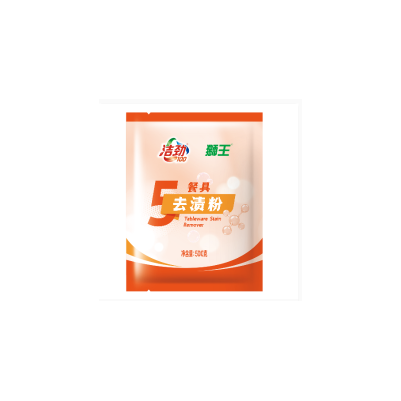 洁劲100狮王 餐具 去渍粉(塑料袋/纸箱)-500g