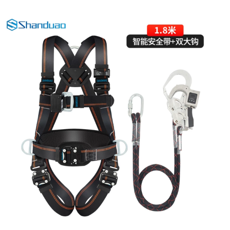 山都澳 AD9116  五点式安全带 双大钩1.8m-均码