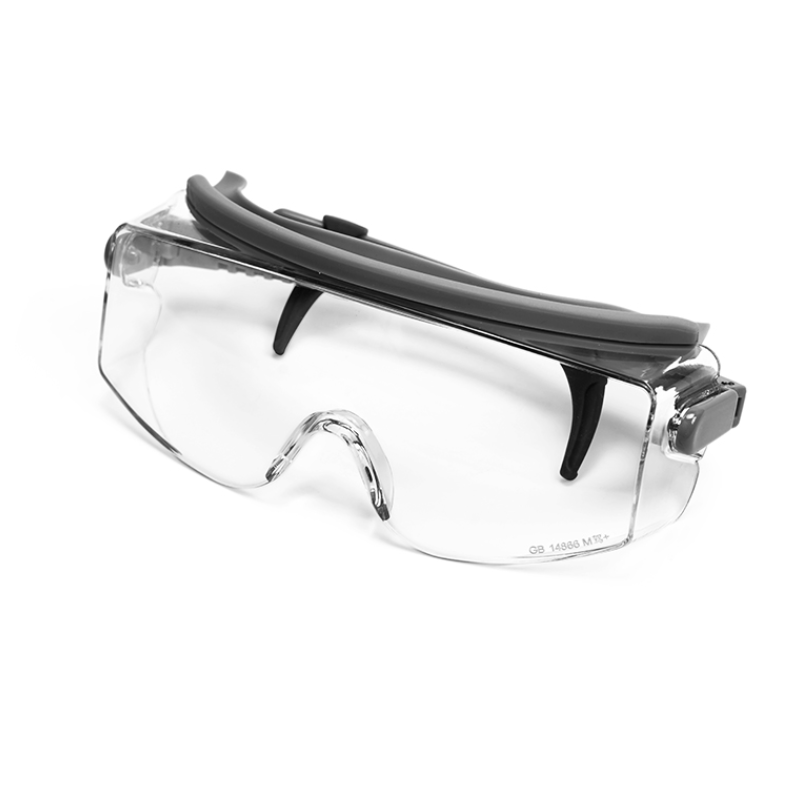 舜选 OTG-001G-T 访客眼镜镜腿带勾（透明镜片深灰镜腿-灰色