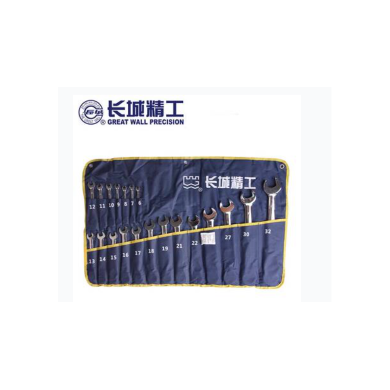 长城精工 321115 15件专业级棘轮两用扳手组套8-24mm-套 - 长城精工
