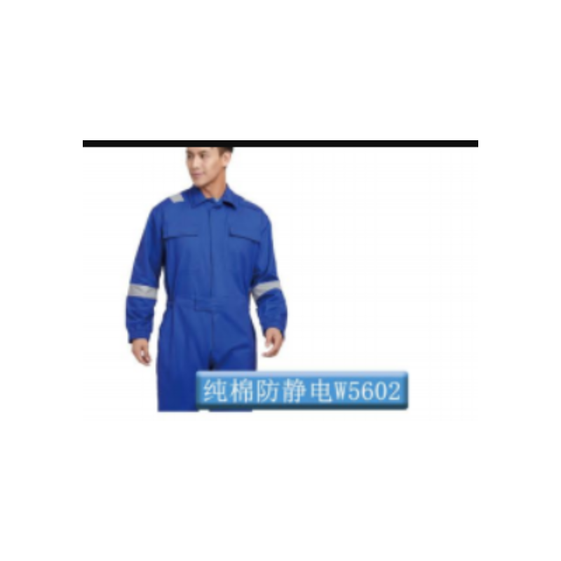 君御 纯棉防静电E5602 春秋防静电反光条连体服