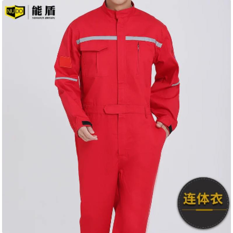 能盾 纯棉防静电 连体服