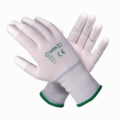 世达 521101 世达PPE 13针白PU涂指手套- 1打12双 1箱144双-7