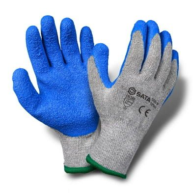 世达 521501 PPE10针纱内里天然乳胶手套-9码