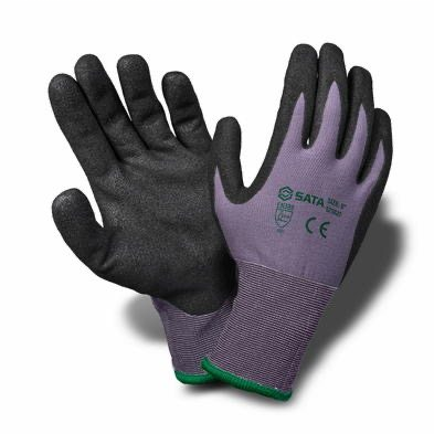 世达 521821 PPE 15针尼龙氨纶丁腈磨砂手套-7