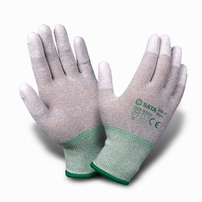 世达 525111  PPE碳纤维防静电PU涂指手套