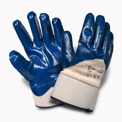 世达 525601   PPE全棉针织布丁腈涂层耐磨耐油手套