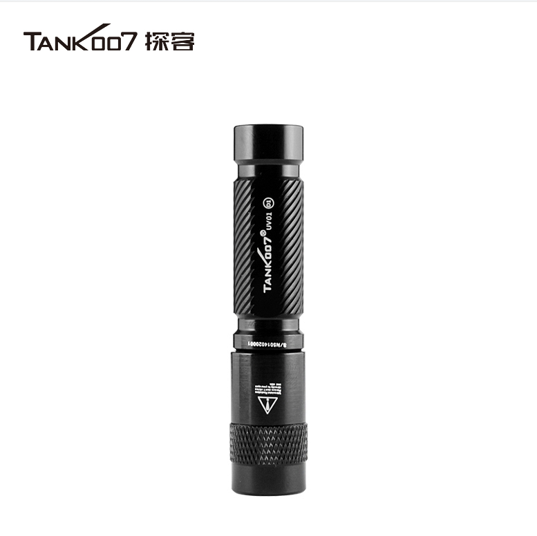 TANK007 UV01 便携式迷你日用UV手电筒-黑色