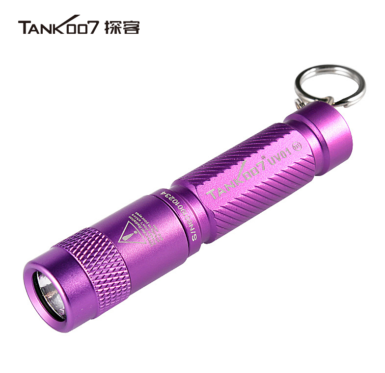 TANK007 UV01 便携式迷你日用UV手电筒-黑色
