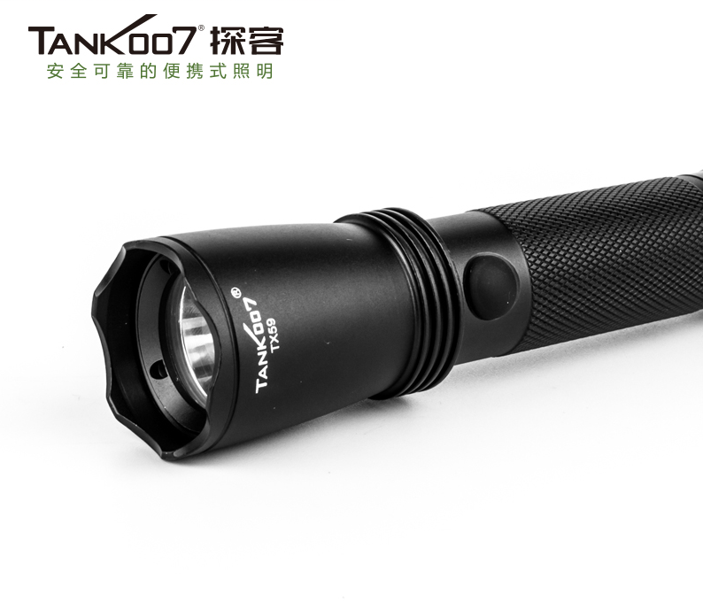 TANK007 TX59 直充防爆手电筒-18650电池