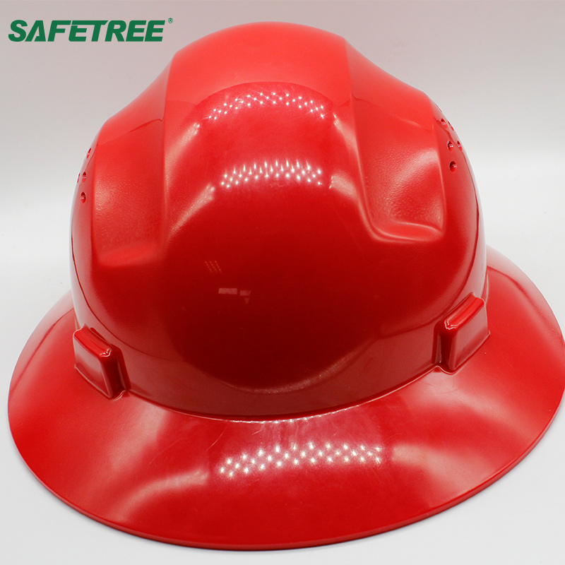 SAFETREE PHLPFB1  宽檐工矿安全帽-白色