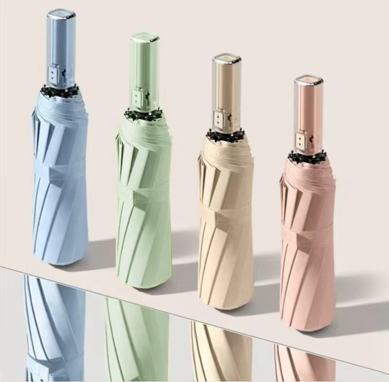 春和雨具 春和4166 透明机械手柄自动伞-混色