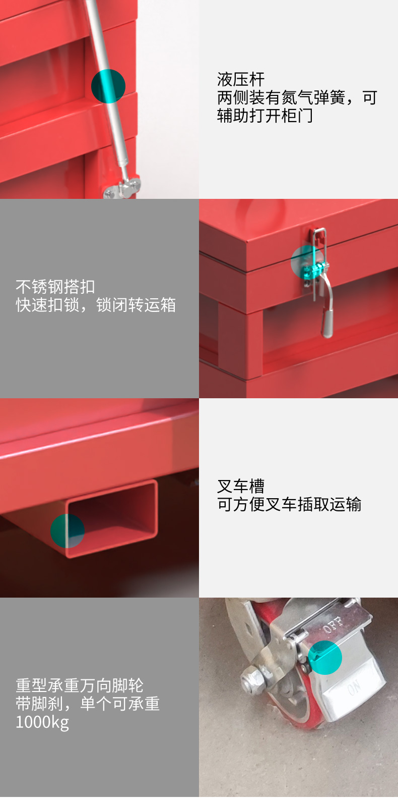 众御 ZYX-DC-01 电池转运箱-红色
