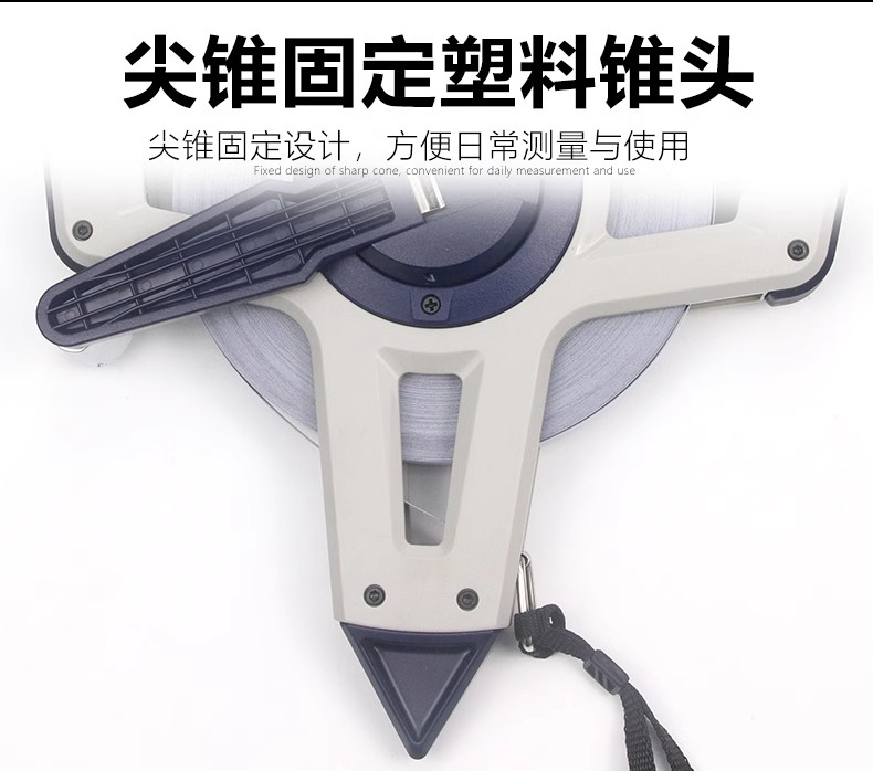 长城 072213 J22 系列尼龙包膜长钢卷尺 规格齐全-30m*12.5mm
