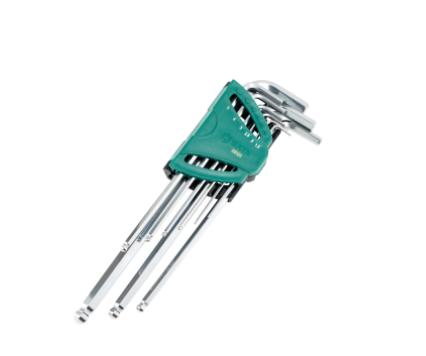 世达工具 09101 9件特长球头内六角扳手组套-1.5-10mm - 世达