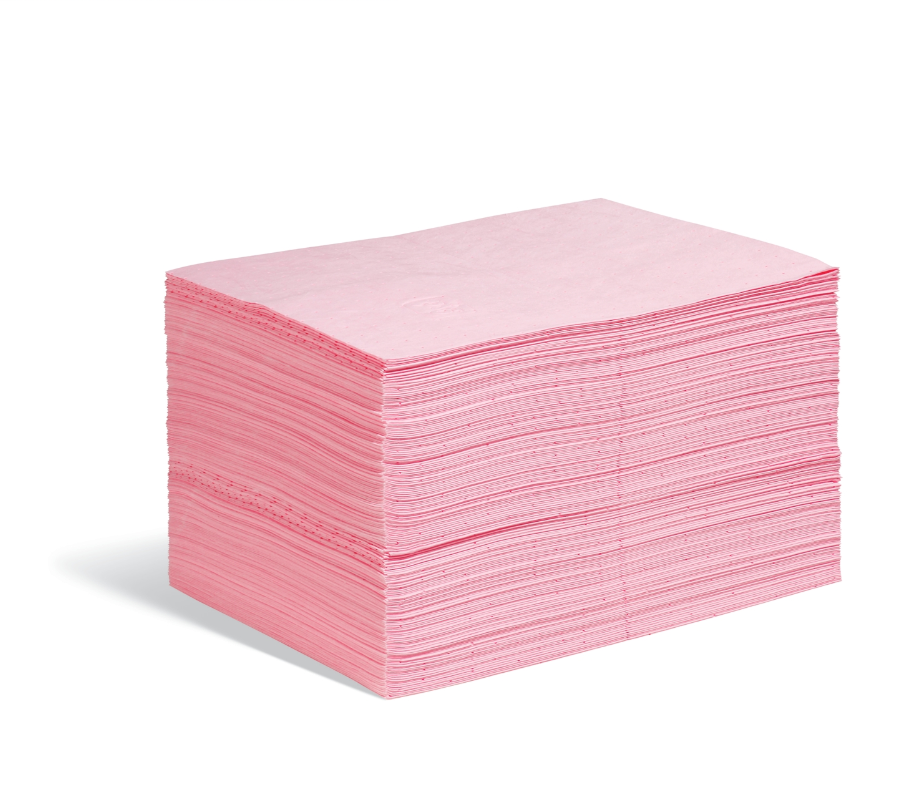 JESERY/杰苏瑞 BH-HP100LR 化学吸液棉片 粉红色 400×500mm 2mm厚 100片/箱