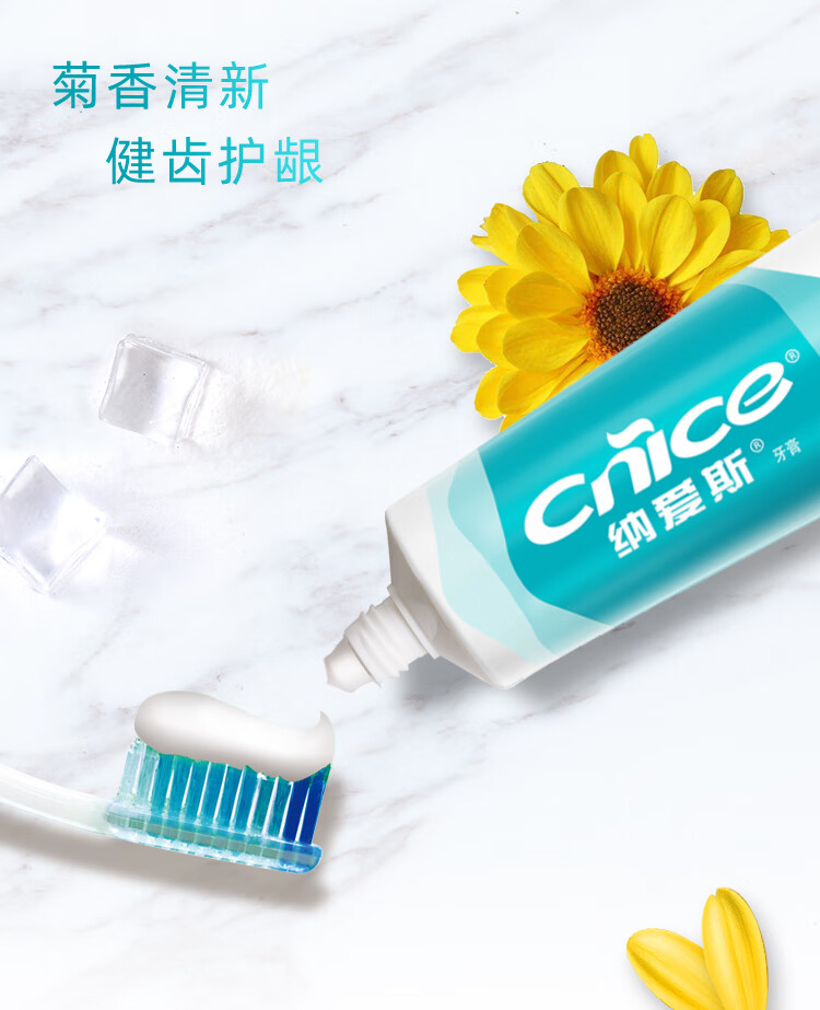 纳爱斯 牙膏清凉冰菊香型 120g-120g