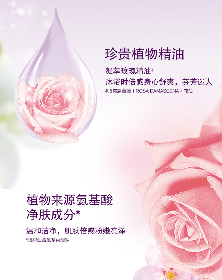西亚斯 500ml 植悦精油香氛沐浴露水凝悦润(颜色随机发货)-500ml