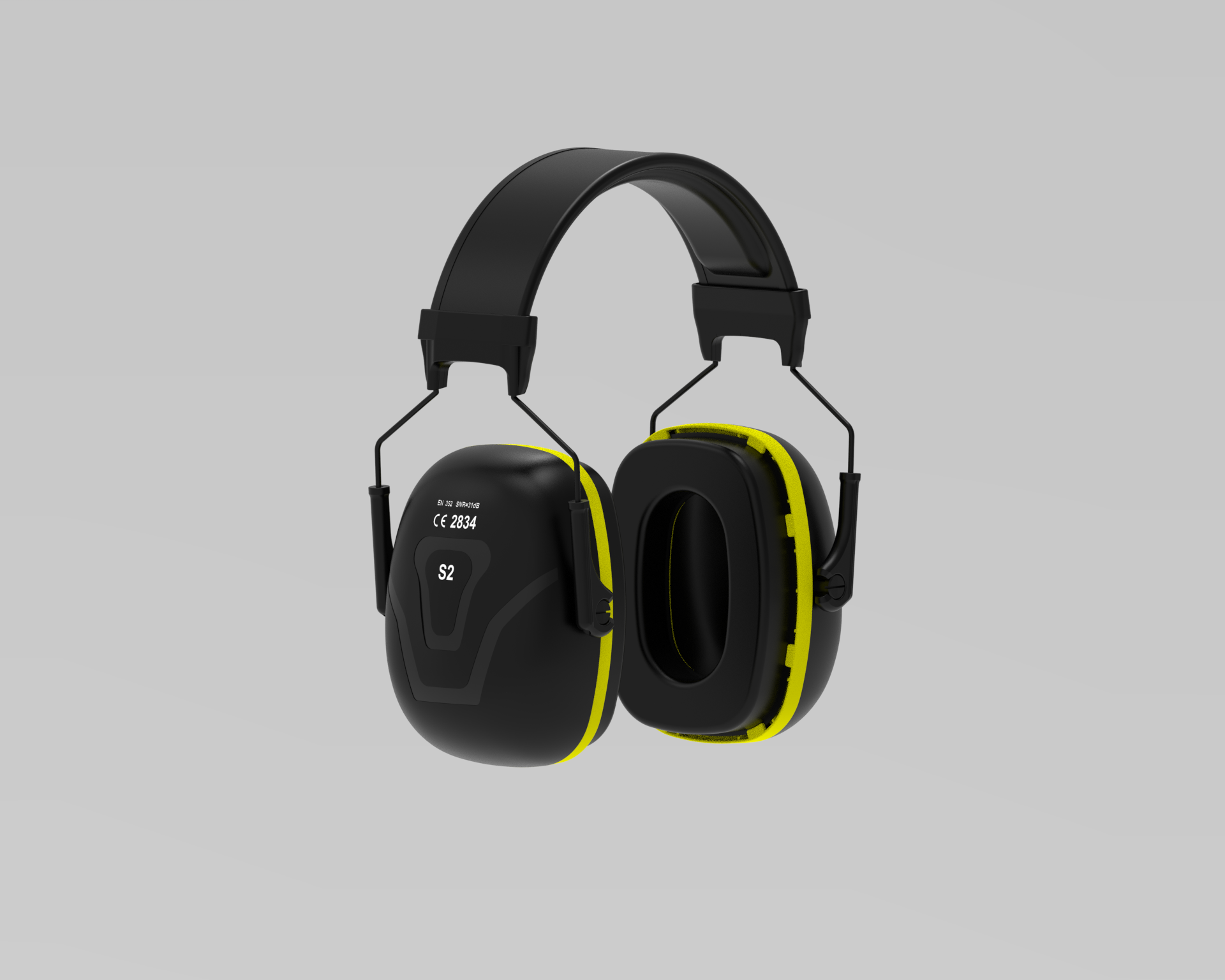 美音声学 2101120 S2 机械被动降噪耳罩 头戴款 31dB