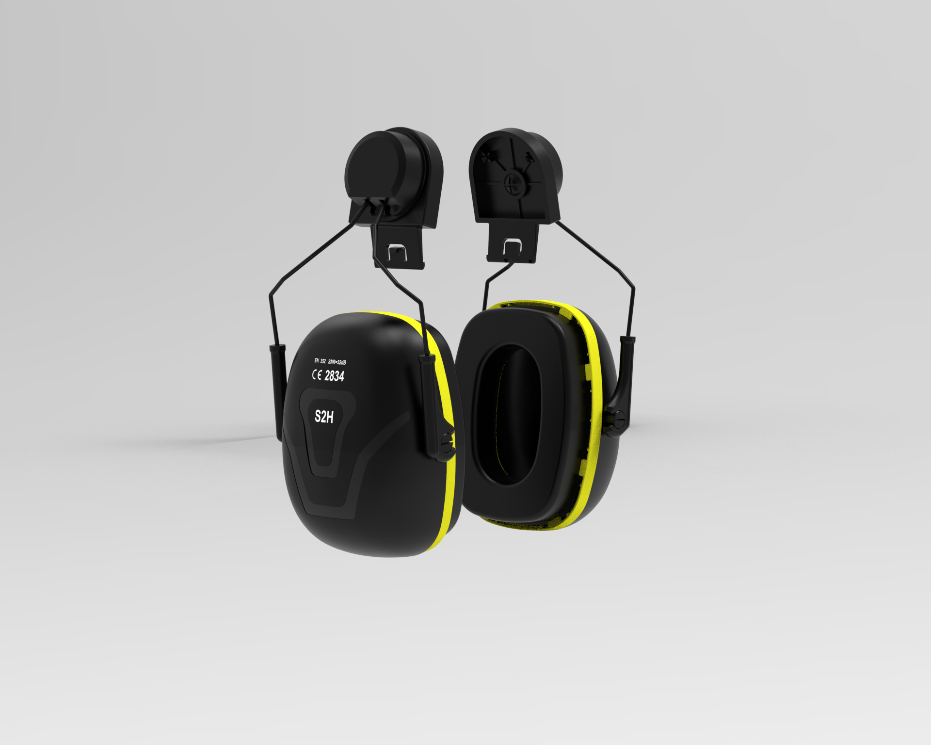 美音声学 2101122 S2H 机械被动降噪耳罩 帽配款 32dB