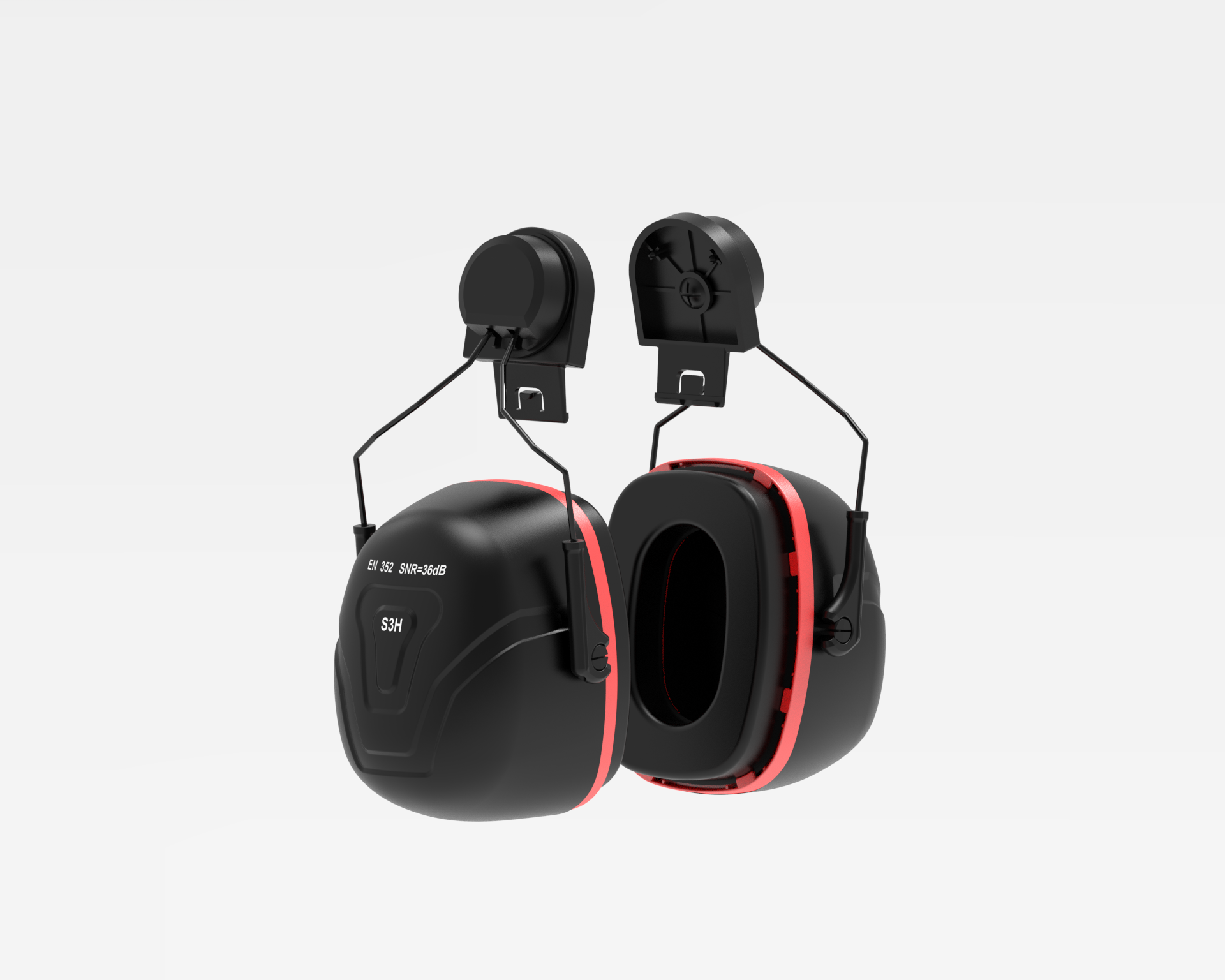 美音声学 2101132 S3H 机械被动降噪耳罩 帽配款 36dB