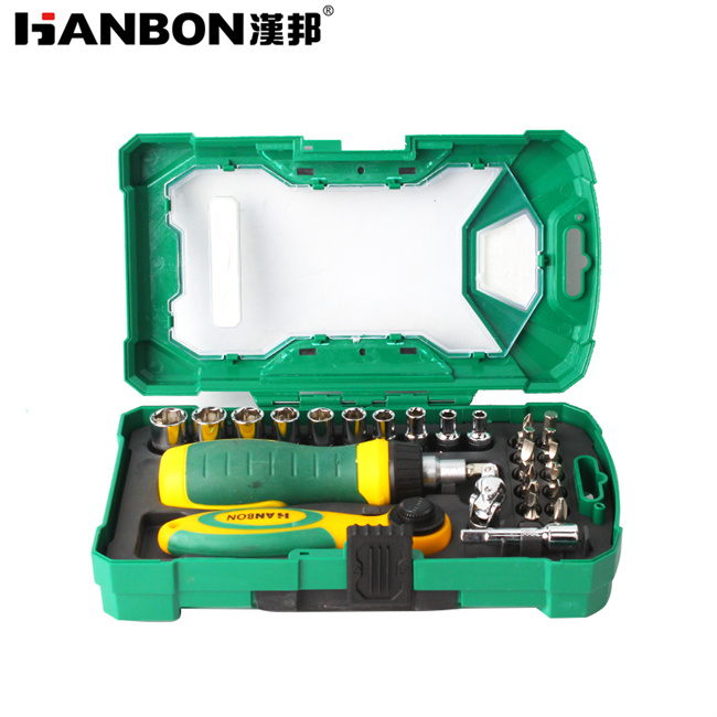 汉邦 112127 27PCS汽配修理工具组套 超高硬度 规格齐全  -27PCS