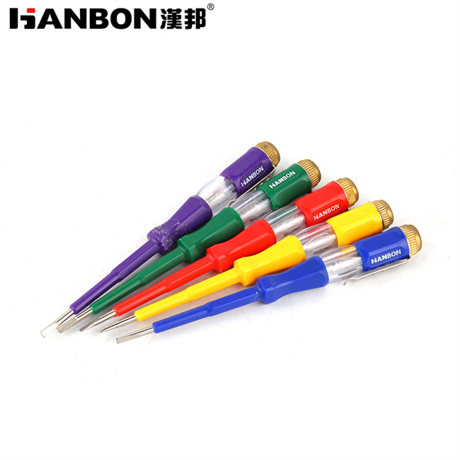 汉邦 82211 专业级多彩测电笔 安全测电 操作简单 经久耐用 携带方便